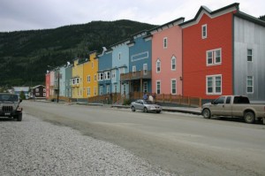 Colourfull downtown Dawson City