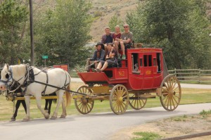 Stagecoach takes you on a portion of the Cariboo Road.