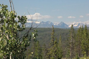 White tipped mountains add to the beauty of hte Nemiah Valley.